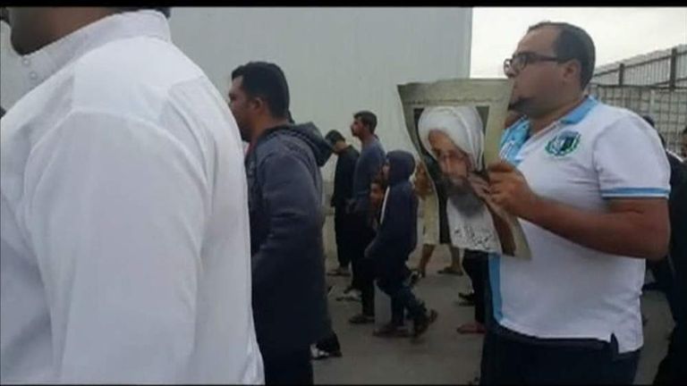Protest in eastern Saudi against execution of Shia cleric Nimr al Nimr