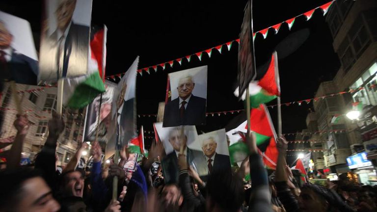 Palestinian Status Upgraded After UN Vote | World News | Sky News