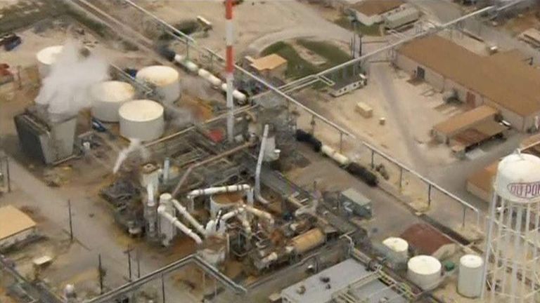 Four Killed In Texas Chemical Plant Explosion | US News | Sky News