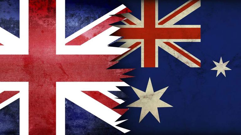 Australia And UK No Longer 'Best Mates': Poll | World News | Sky News