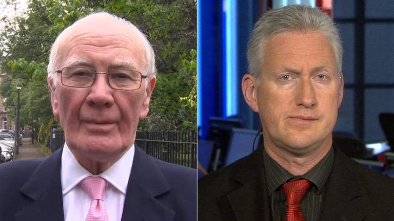 Liberal Democrats Menzies Campbell (L) and Lembit Opik