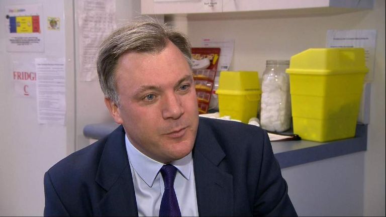Ed Balls, talking to Sky News about the NHS