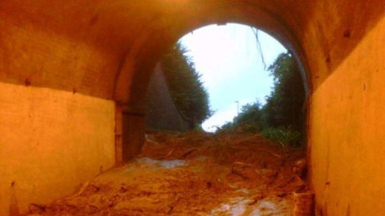 Body Found In Car Buried By Landslide UK News Sky News