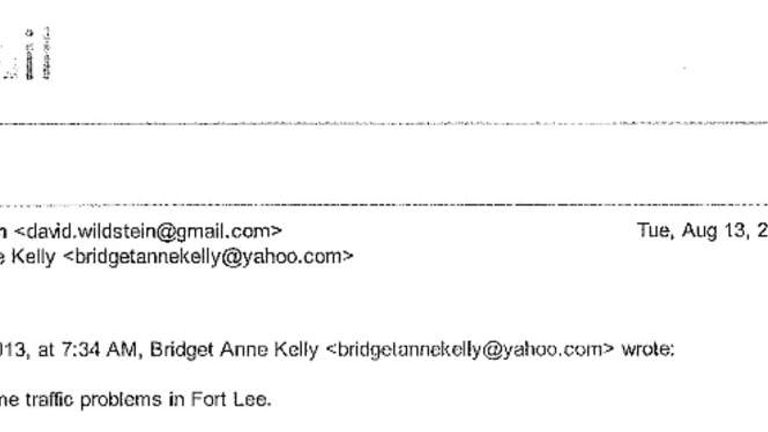Lane closure email