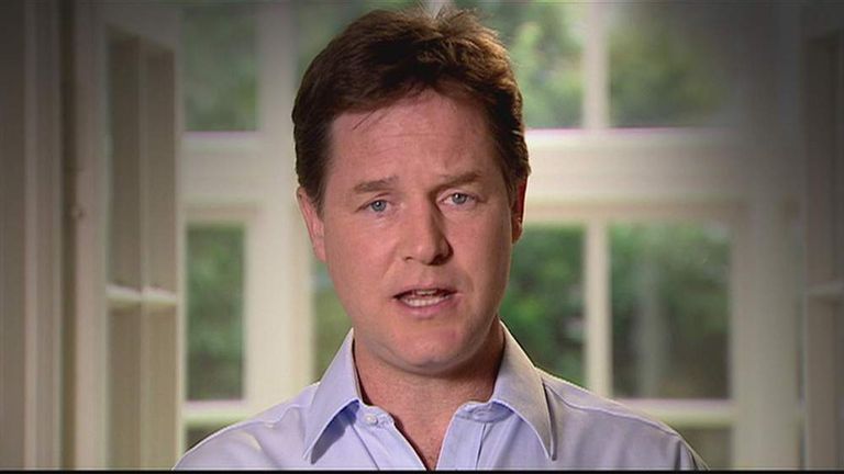 Lib Dem Leader Sorry For Tuition Fees Rise | Politics News | Sky News