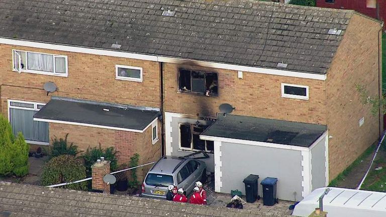 Essex Fatal Fire: 'House Was Burgled' | UK News | Sky News