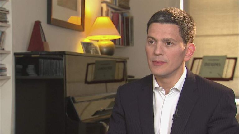 David Miliband Sky News Interview