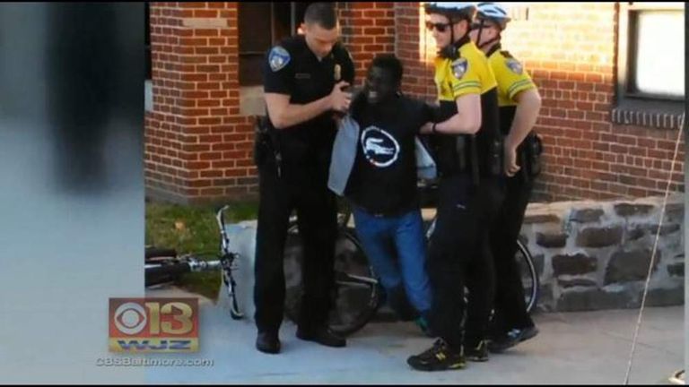 Baltimore Cop Cleared Over Freddie Gray Death Us News Sky News