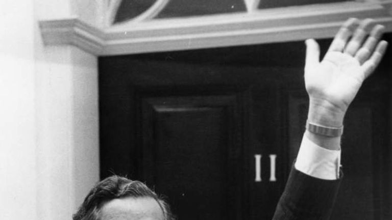 A Wave From Denis Healey