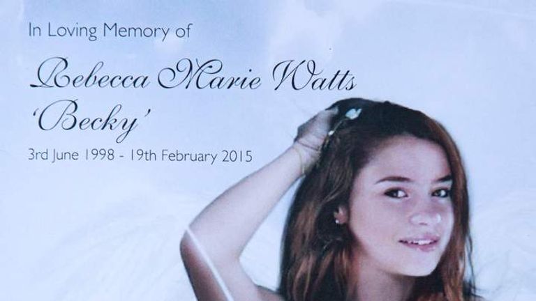 Funeral Of Bristol Teenager Becky Watts
