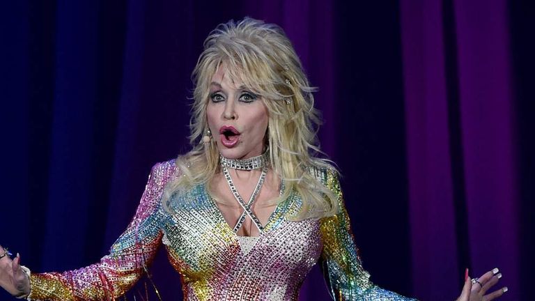 Dolly Parton Dismisses Stomach Cancer Reports | Ents & Arts News | Sky News