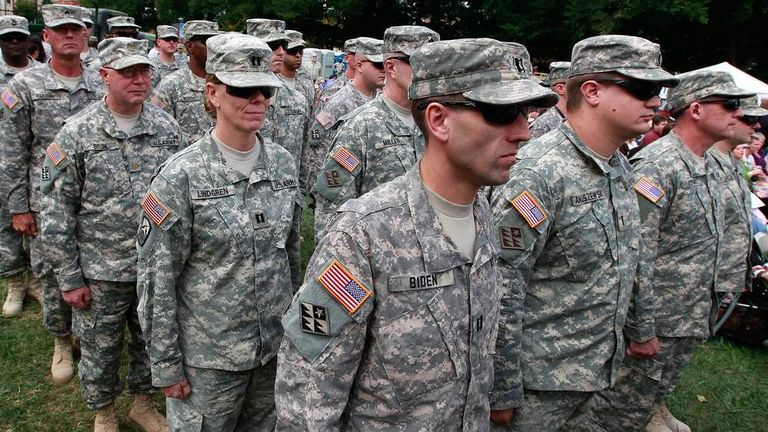 VP Biden Welcomes His Son's National Guard Unit Back From Iraq