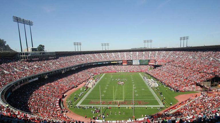 San Francisco 49ers Stadium - CandleStick Park  Candlestick park, San  francisco 49ers stadium, San francisco 49ers