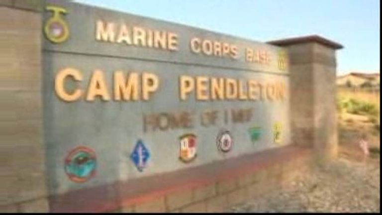 Female US Marine Stabbed At California Base | US News | Sky News