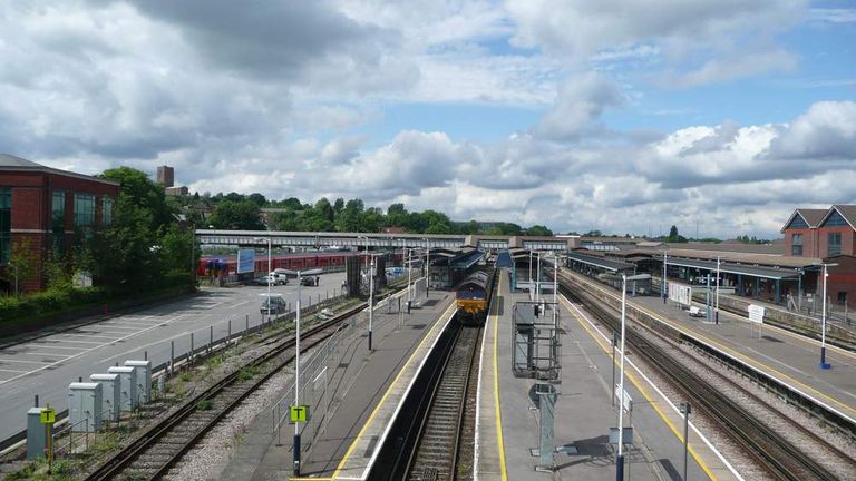 Man Hit By Train At Guildford Three Arrests Uk News Sky News