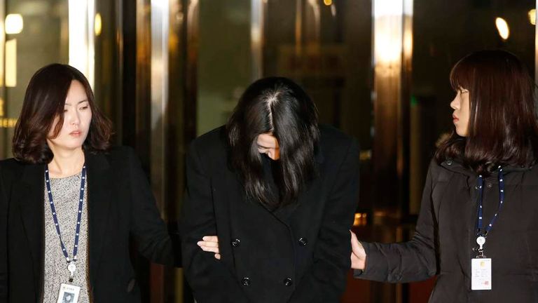 Korean Air Executive Jailed Over 'Nut Rage' | World News | Sky News