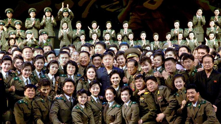 Mystery Man With North Korea Leader Revealed | World News | Sky News