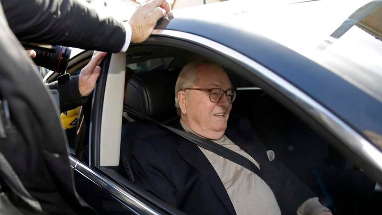 France's far-right National Front founder Jean-Marie Le Pen