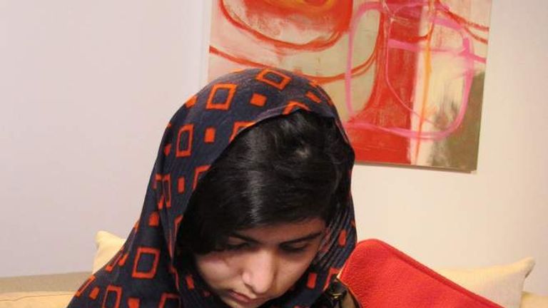Malala Schoolgirl Shot By Taliban Speaks Out World News Sky News 0820