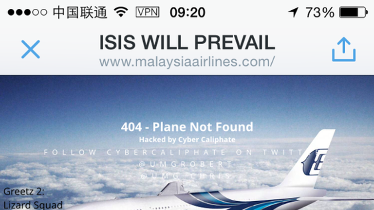 Group claiming ties to Islamic State appear to have hacked key