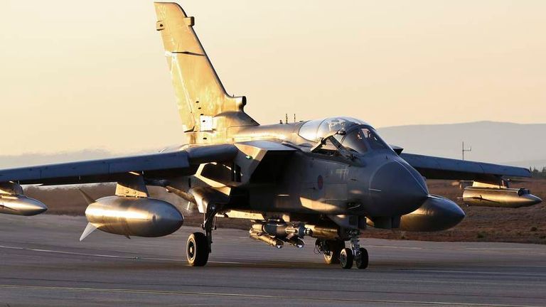 RAF Tornados involved in airstrikes against Islamic State