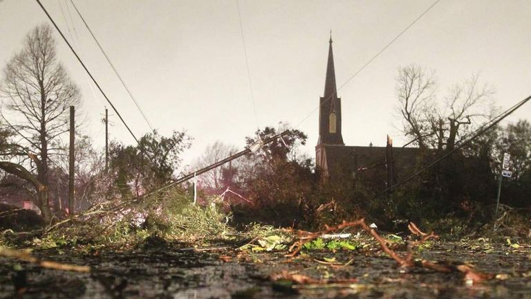 Tornadoes Hit US As Christmas Storms Kill Six | US News | Sky News