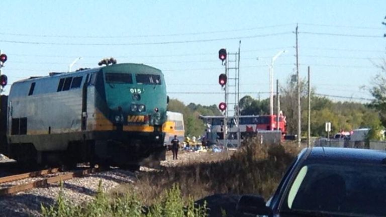 Ottawa: Train Crashes Into Bus 'Killing Many' | World News | Sky News