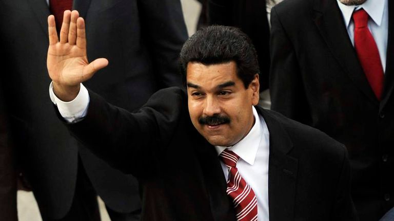 Venezuelan vice president Nicolas Maduro