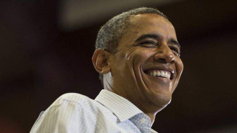 Obames Obama's Chance To Outshine Rival Romney | World News | Sky News