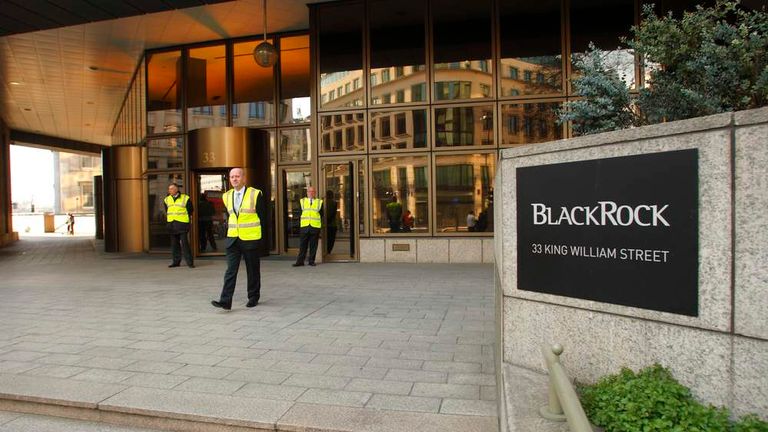 Blackrock office on London Bridge in the City of London