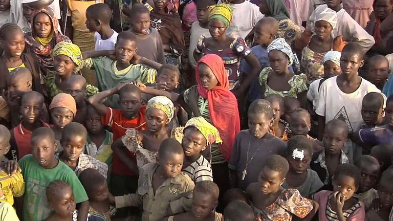 Plight Of Refugees Fleeing Terror Of Boko Haram | World News | Sky News