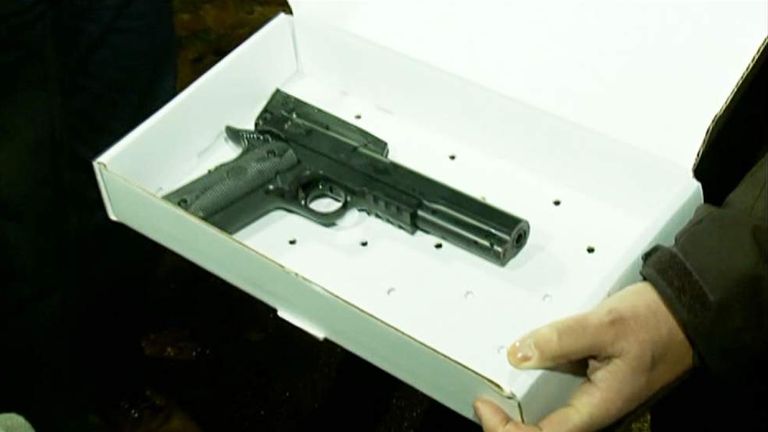 The replica gun which Tamir Rice was holding