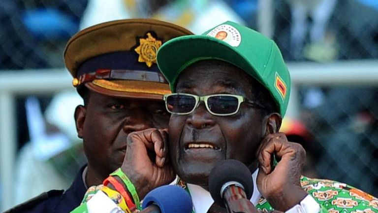 Zimbabwe: Mugabe Claims Victory A Blow To West | World News | Sky News