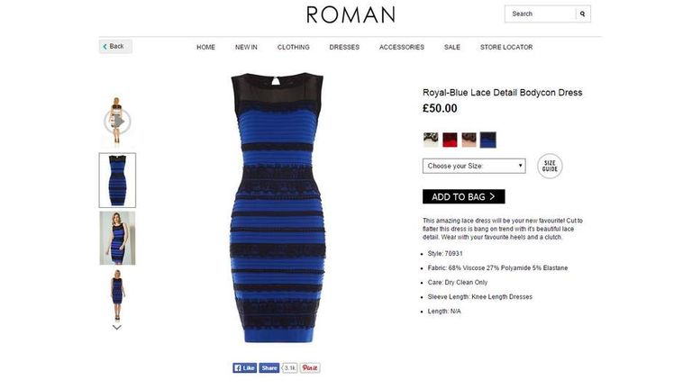 What Colour Is This Dress?' Debate Swamps Web, UK News