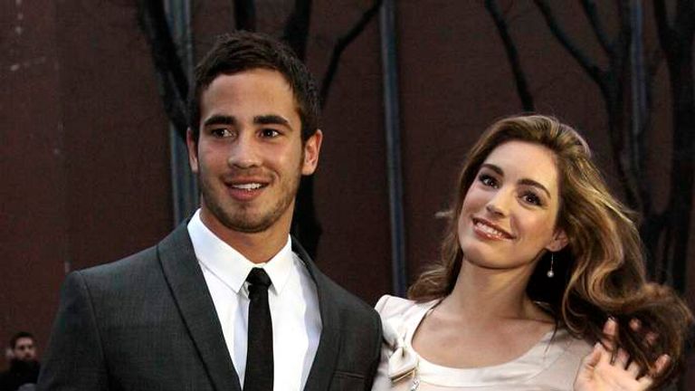 Danny Cipriani and Kelly Book in 2009