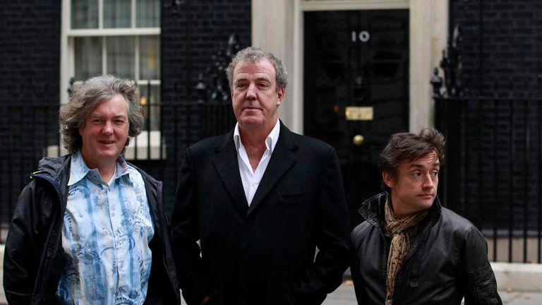 The stars of BBC motoring show Top Gear