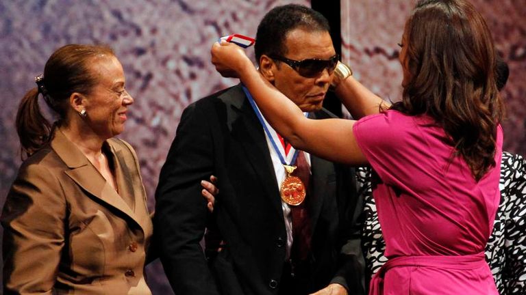 Muhammad Ali given humanitarian award