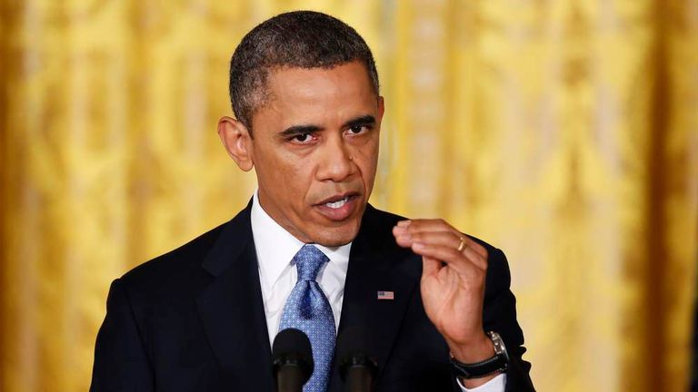 Obama Makes Case For Raising Debt Ceiling Us News Sky News