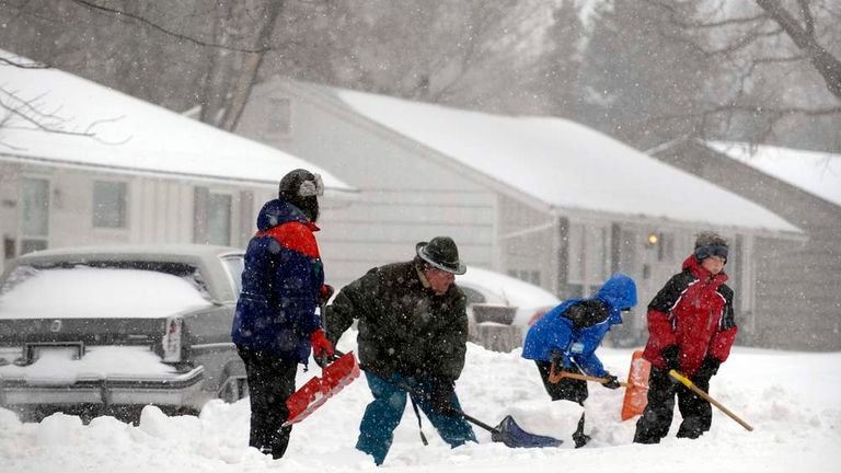 US Snow: Storm Leaves Four Dead In America | US News | Sky News