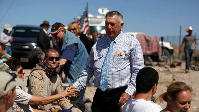 Armed Militia Backing Rancher 'Must Be Probed' | US News | Sky News