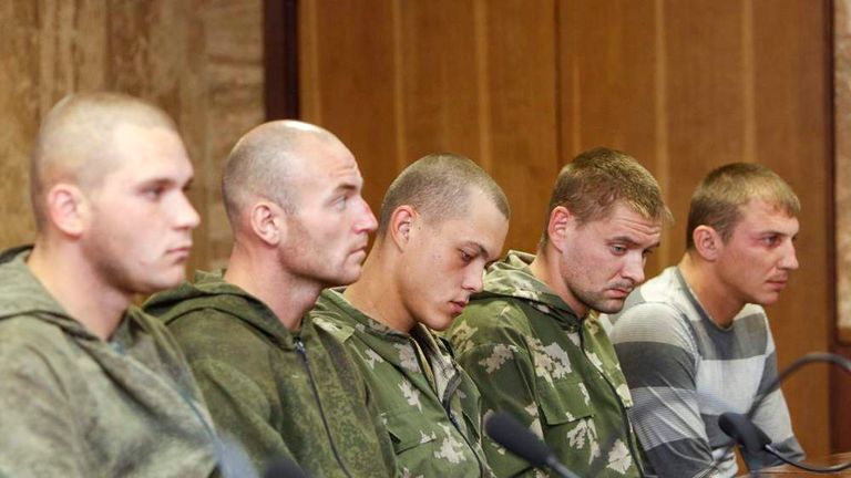 Russian Paratroopers' Mothers Plead For Release | World News | Sky News