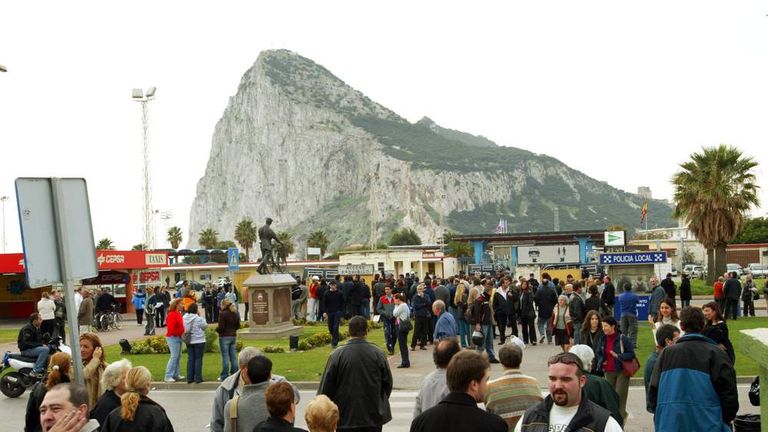 Spain Accused Over Gibraltar Border Delays UK News Sky News   Rtr624x 1 3644525 