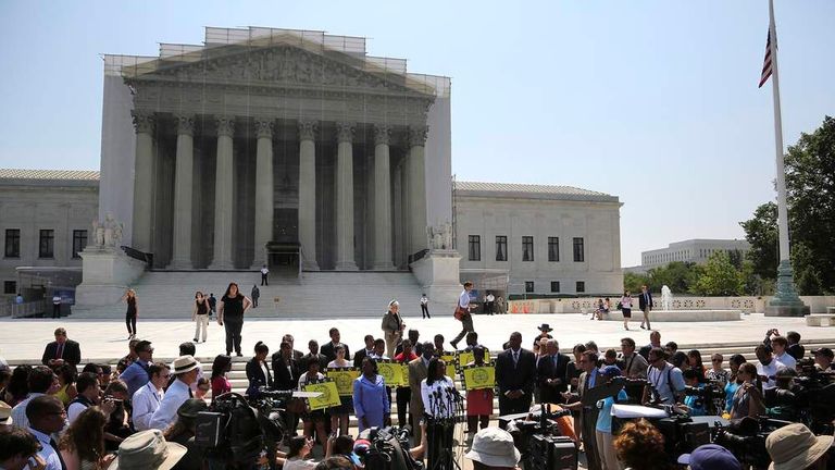 Supreme Court Voids Part Of Voting Rights Act Us News Sky News