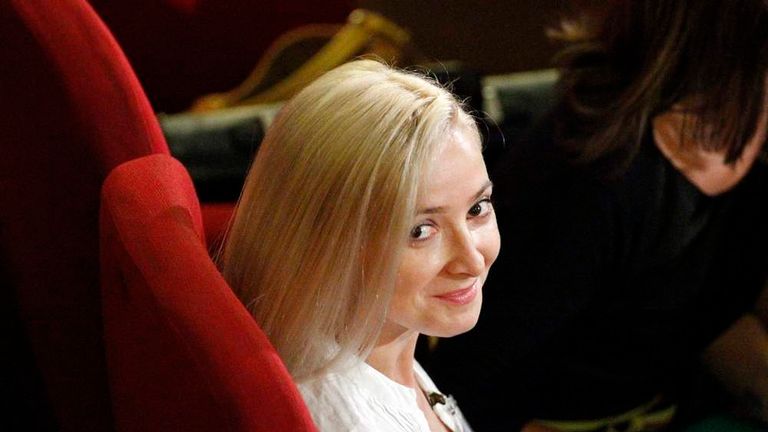 Domnica Cemortan of Moldova smiles during a trial in Grosseto