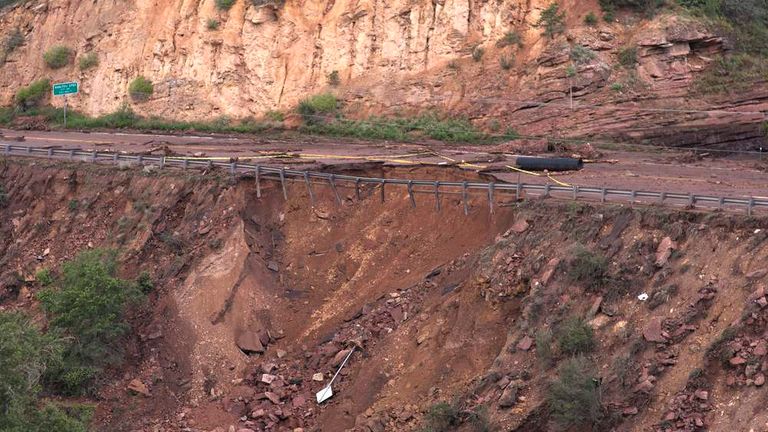 Colorado Mudslide Man Killed As Two Found US News Sky