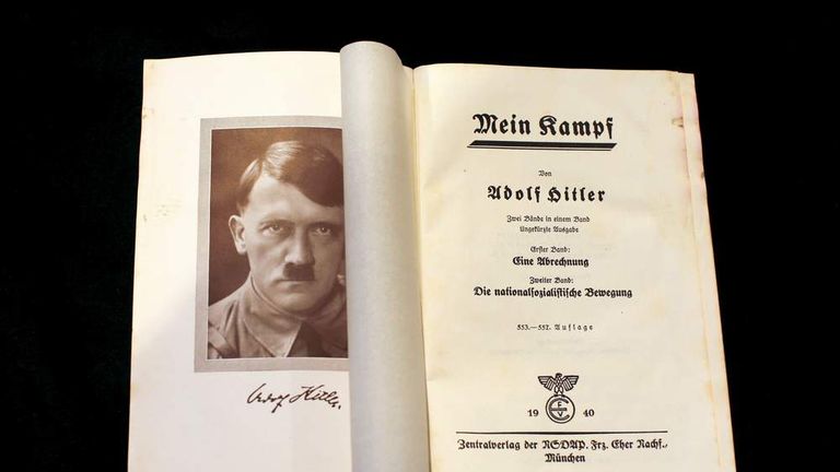 Hitler's Mein Kampf To Go On Sale In Germany | World News | Sky News