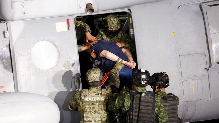 Raw Footage: $1bn Drugs Lord Paraded In Front Of World