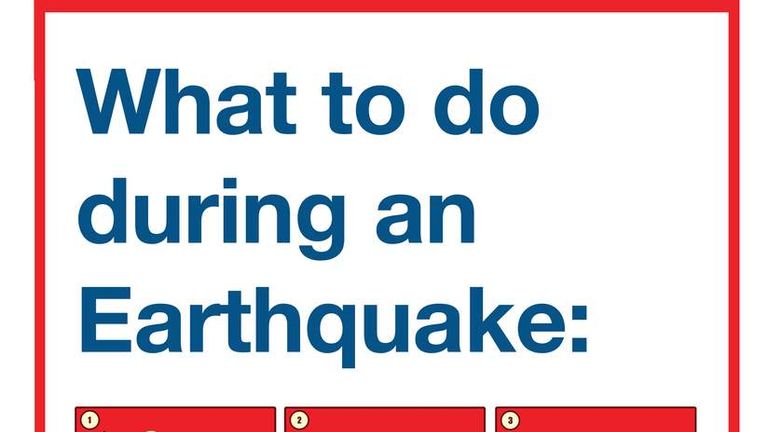 Great ShakeOut: How To Survive An Earthquake | US News | Sky News