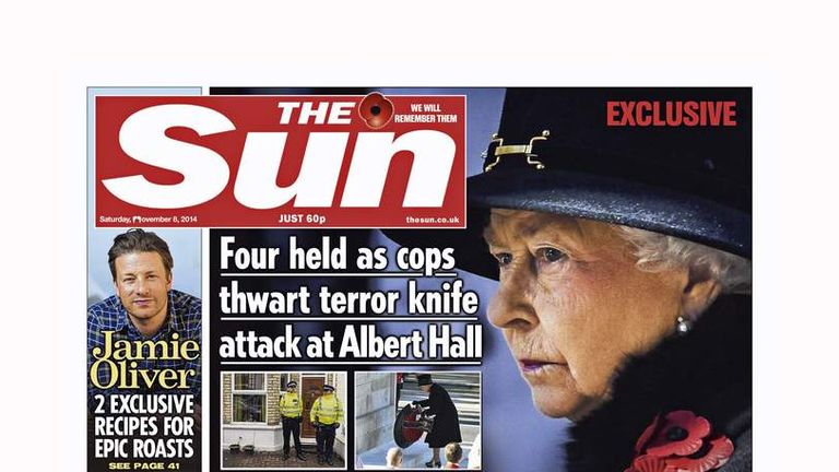 Saturdays National Newspaper Front Pages Uk News Sky News 