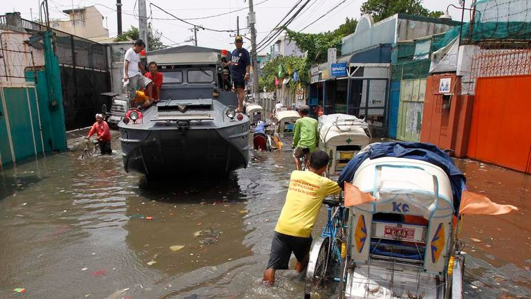 Flooding As Deadly Typhoon Strikes Taiwan 